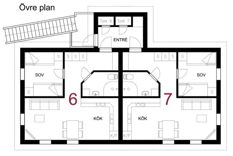 Apartment Lullens Stugby - Laegenhetshuset 6-9 *